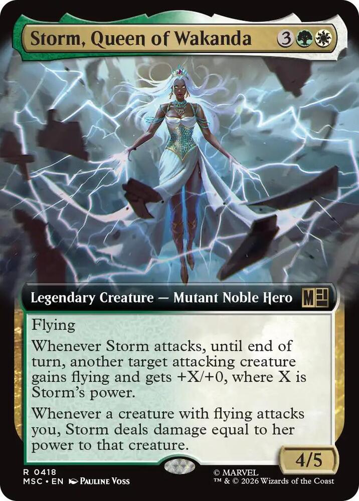 Storm, Queen of Wakanda (Extended Art) (418) [Marvel Super Heroes Commander]