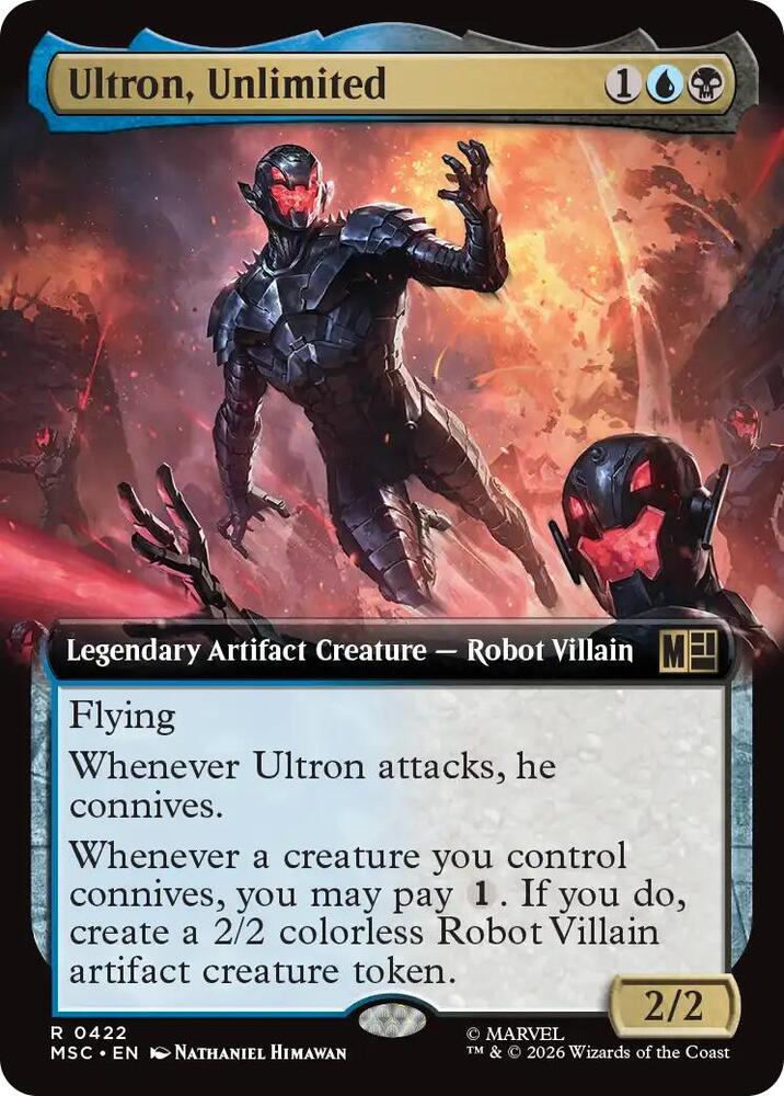 Ultron, Unlimited (Extended Art) (422) [Marvel Super Heroes Commander]