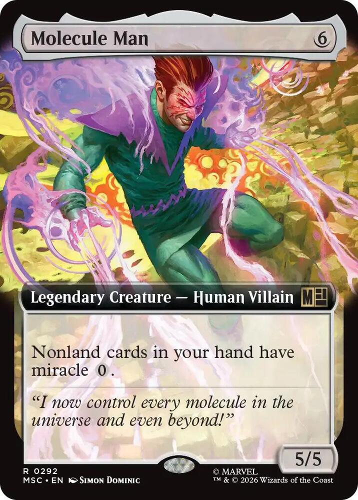 Molecule Man (Extended Art) (292) [Marvel Super Heroes Commander]