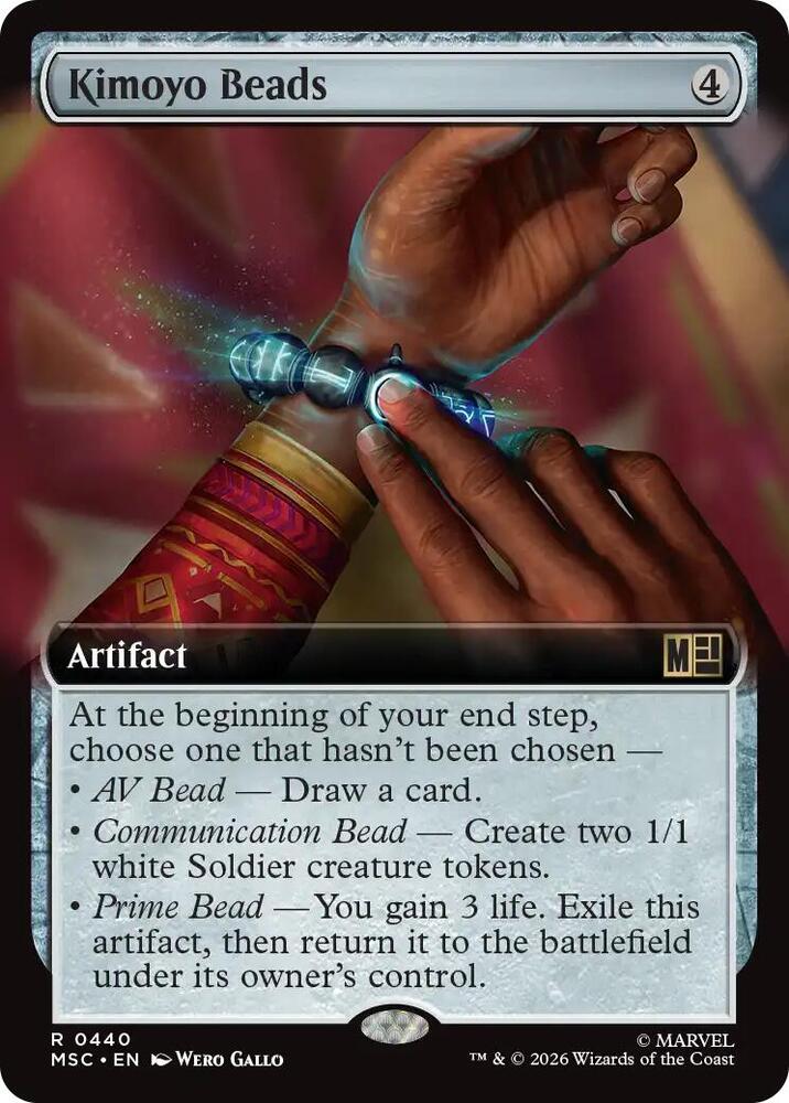 Kimoyo Beads (Extended Art) (440) [Marvel Super Heroes Commander]