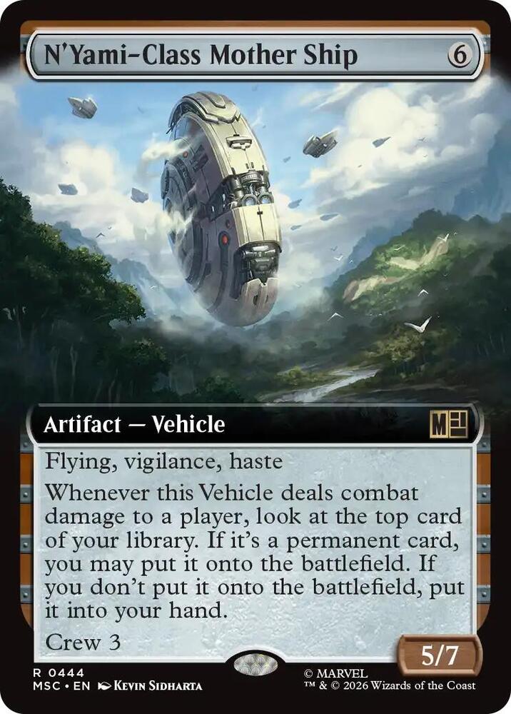 N'Yami-Class Mother Ship (Extended Art) (444) [Marvel Super Heroes Commander]