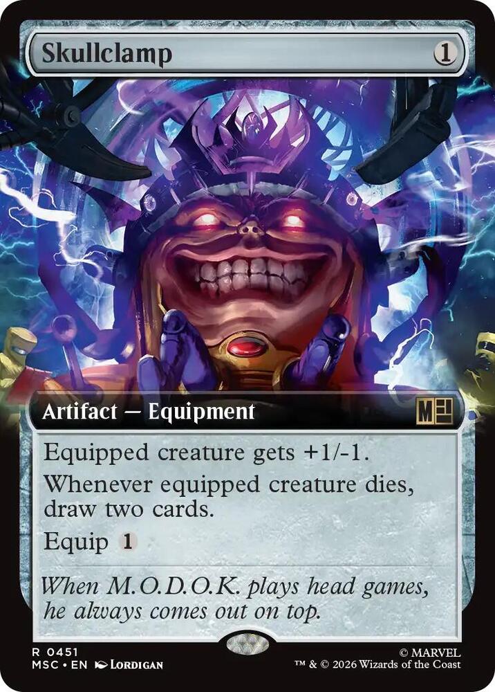 Skullclamp (Extended Art) (451) [Marvel Super Heroes Commander]