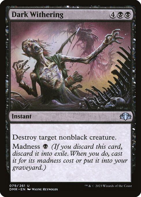 Dark Withering (79) [Dominaria Remastered]