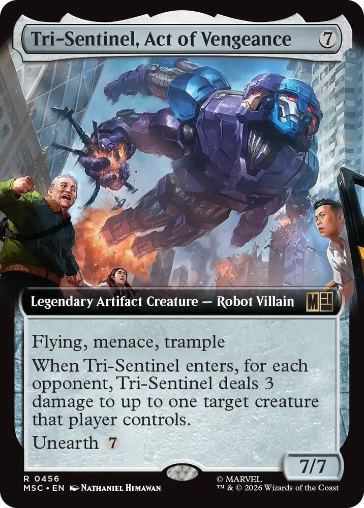 Tri-Sentinel, Act of Vengeance (Extended Art) (456) [Marvel Super Heroes Commander]