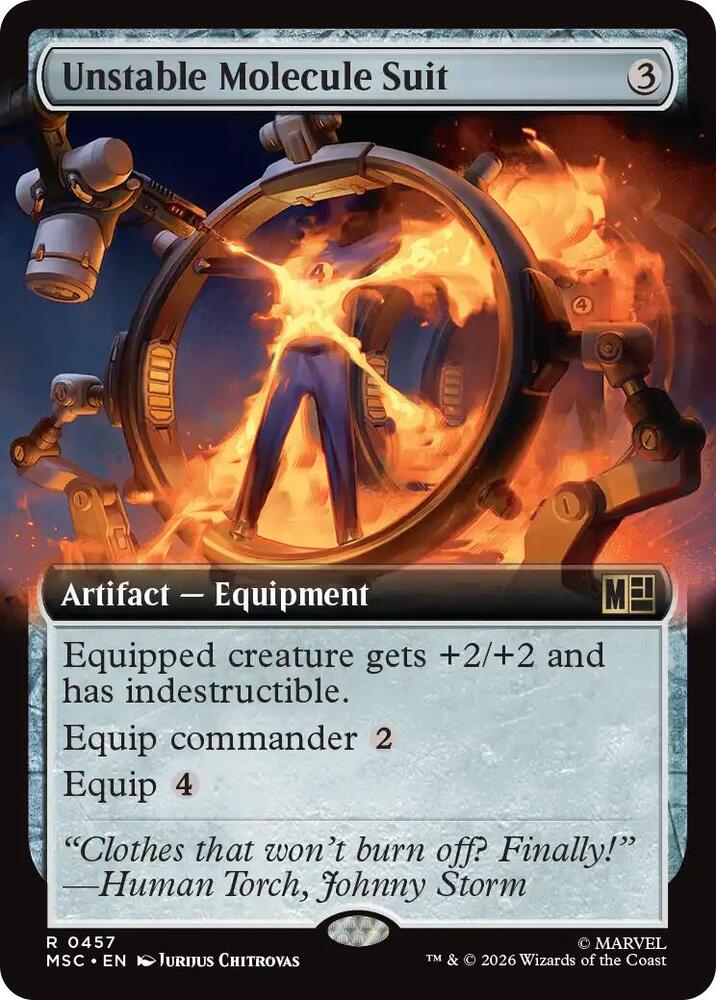 Unstable Molecule Suit (Extended Art) (457) [Marvel Super Heroes Commander]