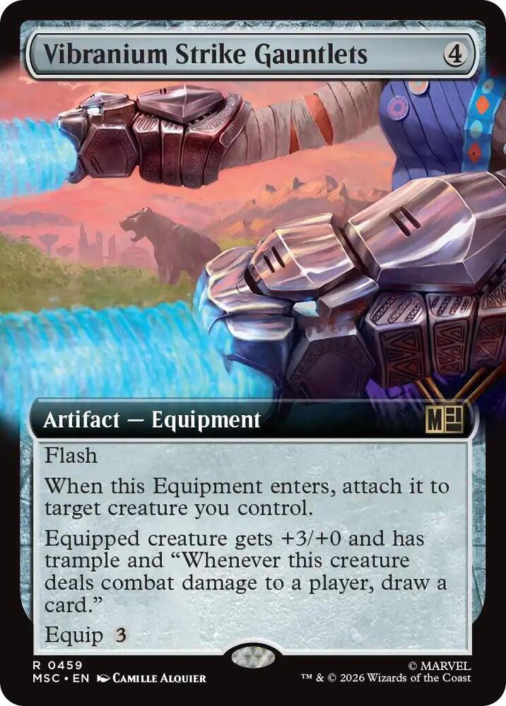 Vibranium Strike Gauntlets (Extended Art) (459) [Marvel Super Heroes Commander]
