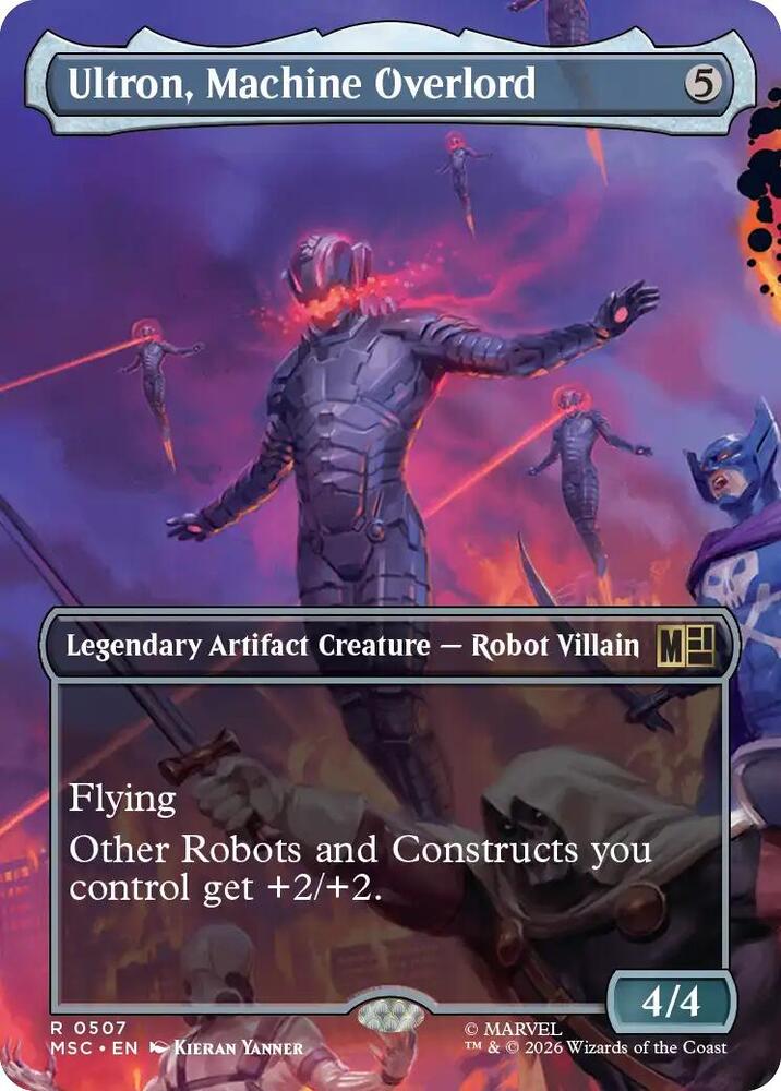 Ultron, Machine Overlord (Borderless) (507) [Marvel Super Heroes Commander]