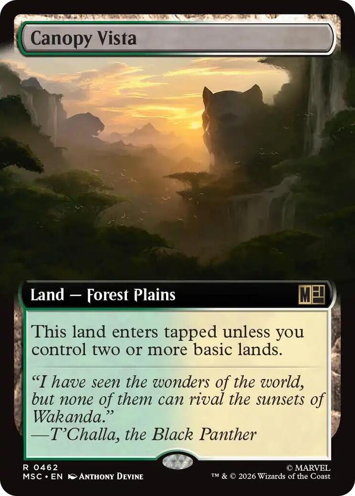Canopy Vista (Extended Art) (462) [Marvel Super Heroes Commander]