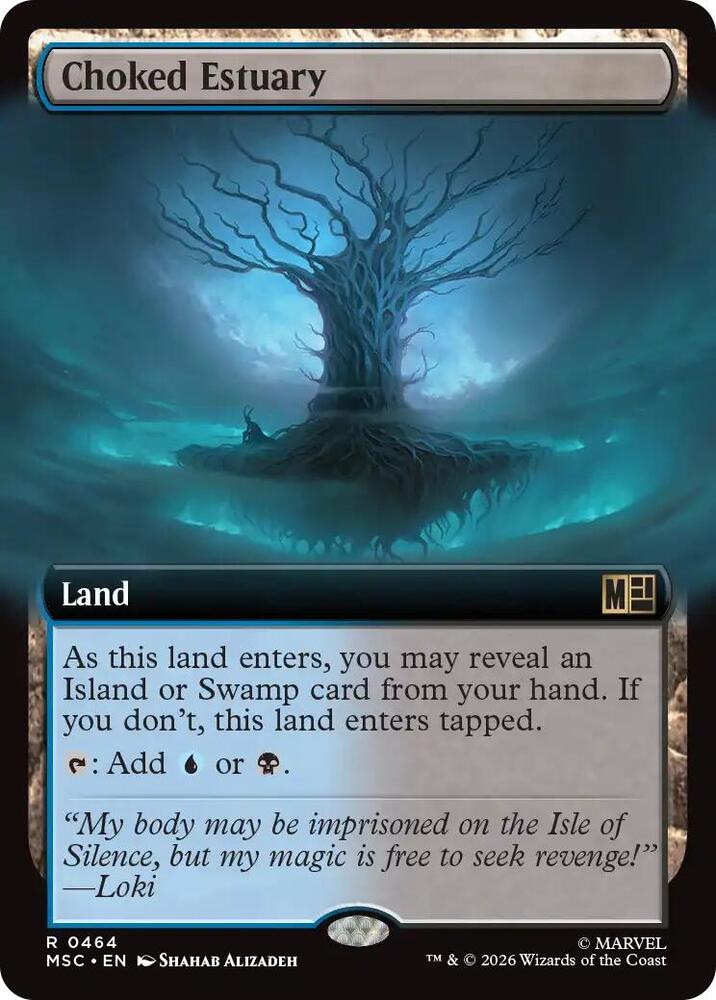 Choked Estuary (Extended Art) (464) [Marvel Super Heroes Commander]