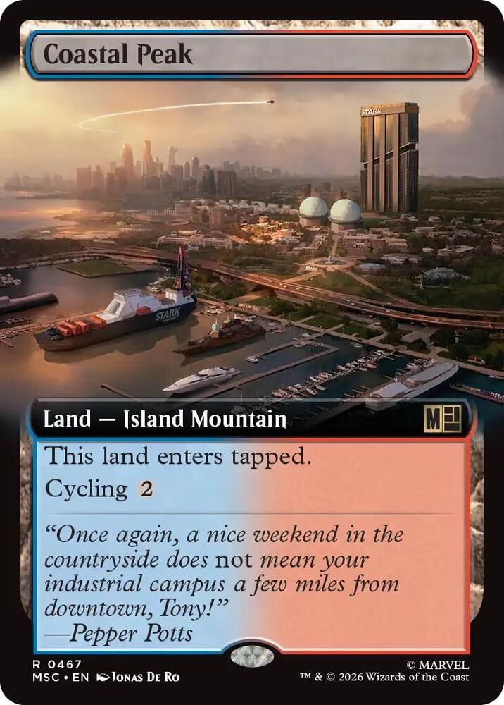 Coastal Peak (Extended Art) (467) [Marvel Super Heroes Commander]