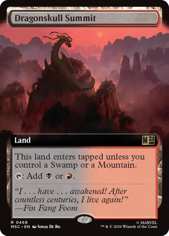 Dragonskull Summit (Extended Art) (468) [Marvel Super Heroes Commander]