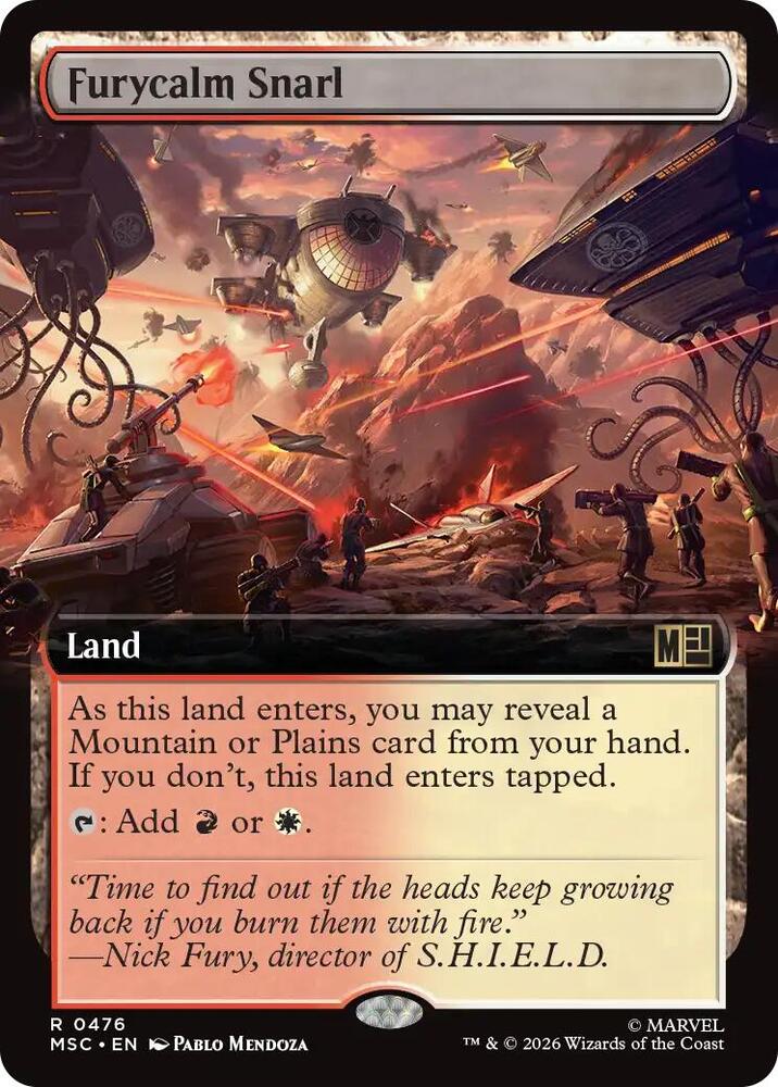 Furycalm Snarl (Extended Art) (476) [Marvel Super Heroes Commander]