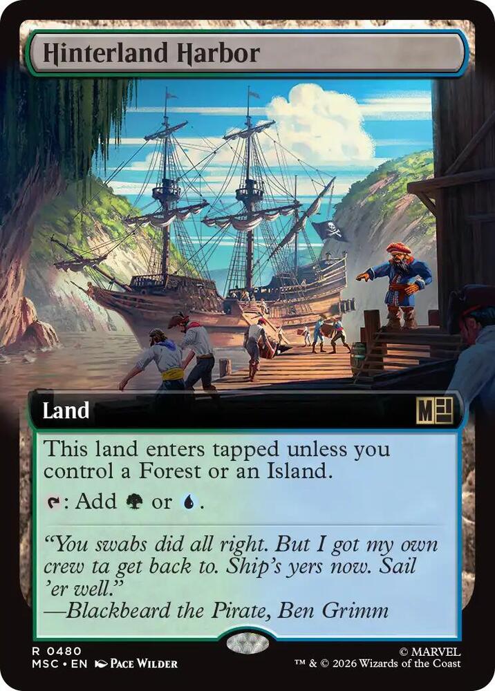 Hinterland Harbor (Extended Art) (480) [Marvel Super Heroes Commander]