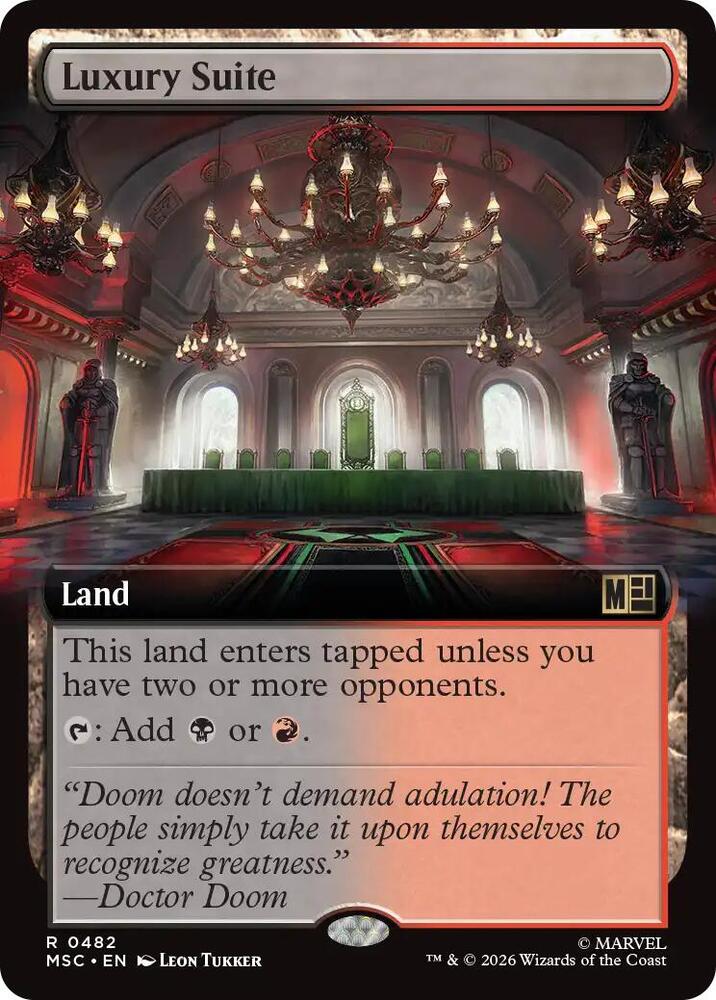Luxury Suite (Extended Art) (482) [Marvel Super Heroes Commander]