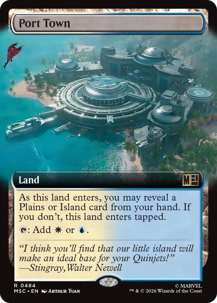Port Town (Extended Art) (484) [Marvel Super Heroes Commander]