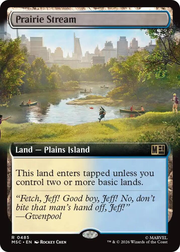 Prairie Stream (Extended Art) (485) [Marvel Super Heroes Commander]