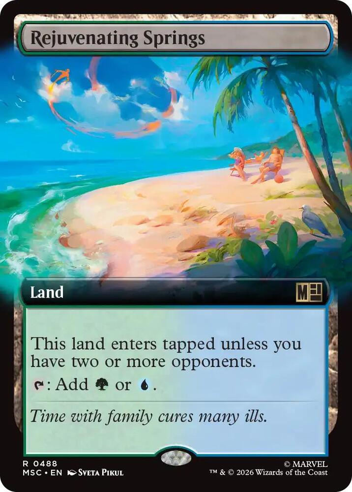 Rejuvenating Springs (Extended Art) (488) [Marvel Super Heroes Commander]