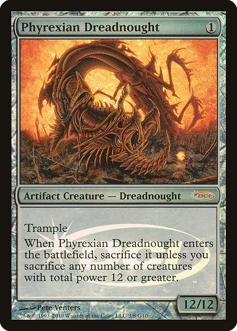 Phyrexian Dreadnought (3) [Judge Gift Cards 2010]