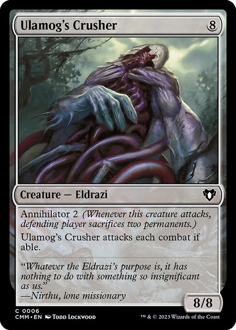 Ulamog's Crusher (6) [Commander Masters]
