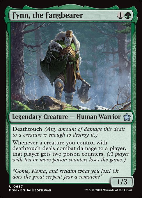 Fynn, the Fangbearer (637) [Foundations]