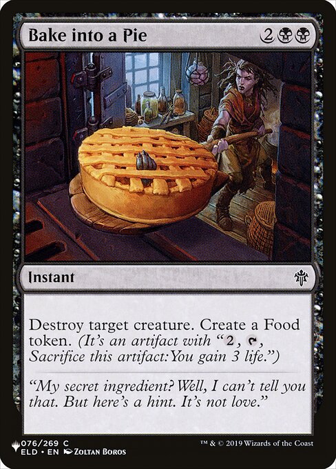 Bake into a Pie (ELD-76) [The List]