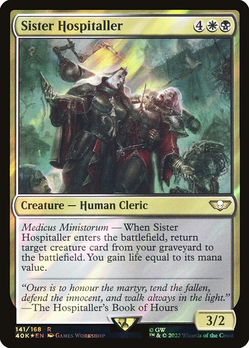 Sister Hospitaller (141★) [Warhammer 40,000 Commander]