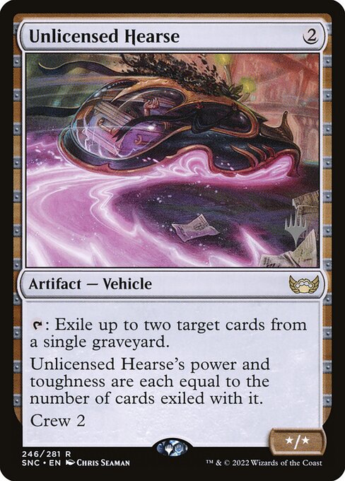 Unlicensed Hearse (246p) [Streets of New Capenna Promos]