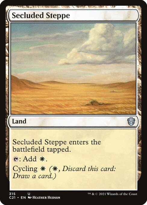 Secluded Steppe (315) [Commander 2021]