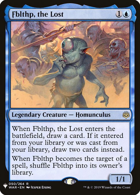 Fblthp, the Lost (WAR-50) [The List]