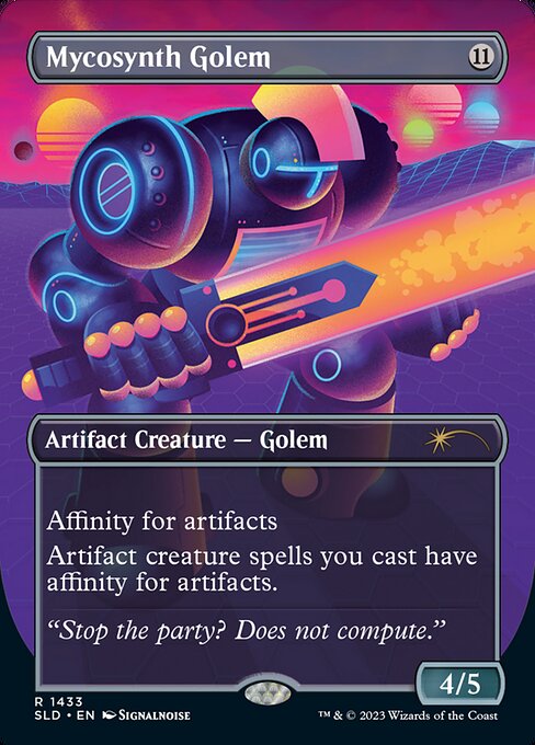 Mycosynth Golem (1433) [Secret Lair Drop] [Borderless]