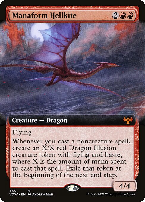 Manaform Hellkite (380) [Innistrad: Crimson Vow] [Extended Art]