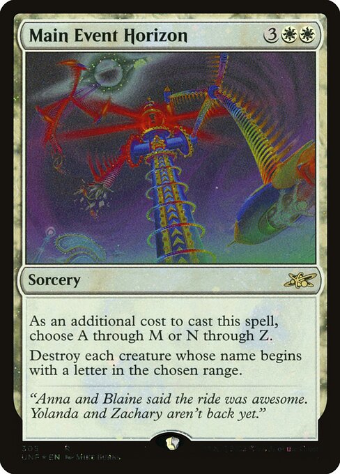 Main Event Horizon (305) [Unfinity]