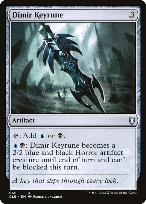 Dimir Keyrune (856) [Commander Legends: Battle for Baldur's Gate]