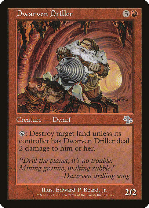 Dwarven Driller (85) [Judgment]