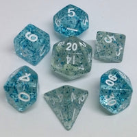 Mini Polyhedral Dice Set: Ethereal Blue image 0