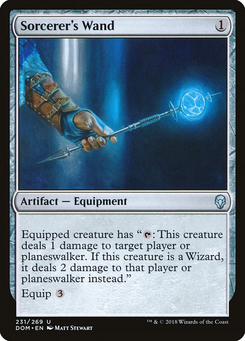 Sorcerer's Wand (231) [Dominaria]