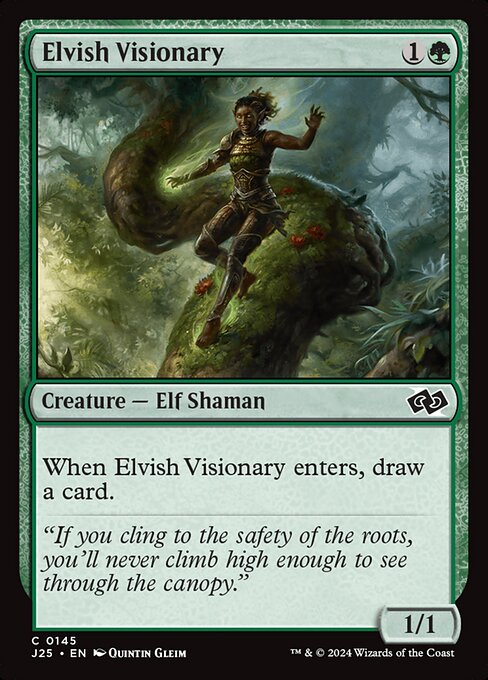 Elvish Visionary (145) [Foundations Jumpstart]