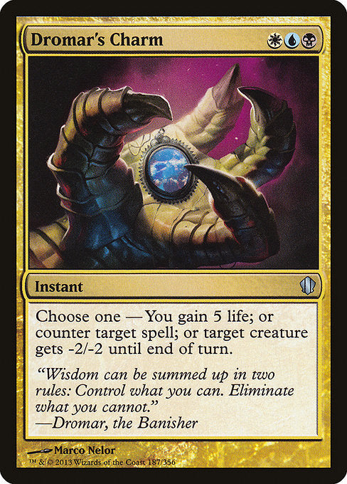 Dromar's Charm (187) [Commander 2013]
