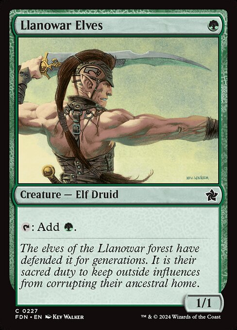 Llanowar Elves (227) [Foundations]