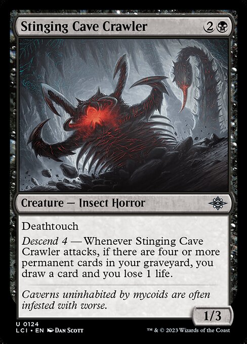 Stinging Cave Crawler (124) [The Lost Caverns of Ixalan]