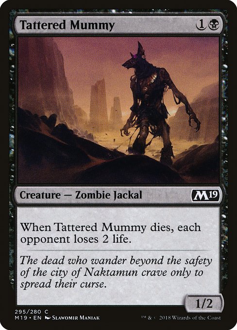 Tattered Mummy (295) [Core Set 2019]