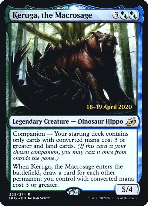 Keruga, the Macrosage (225s) [Ikoria: Lair of Behemoths Promos]