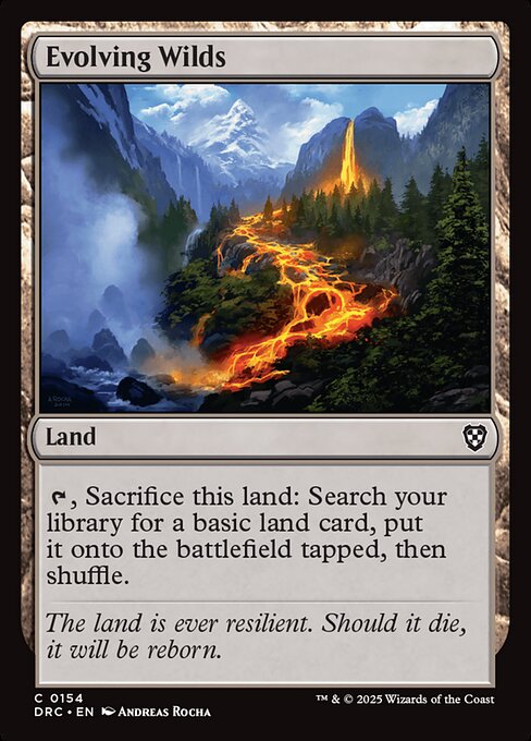 Evolving Wilds (154) [Aetherdrift Commander]