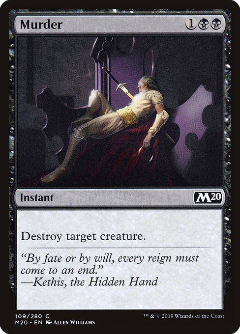 Murder (109) [Core Set 2020]