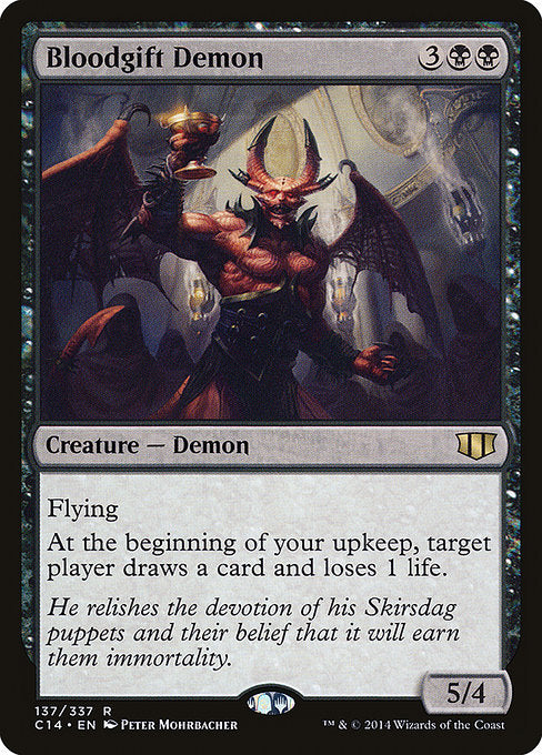 Bloodgift Demon (137) [Commander 2014]