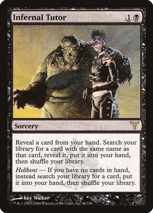 Infernal Tutor (46) [Dissension]