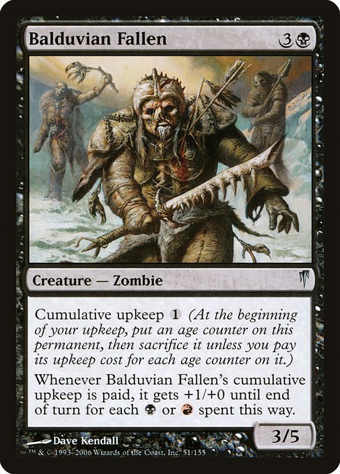 Balduvian Fallen (51) [Coldsnap]