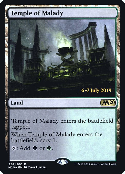 Temple of Malady (254s) [Core Set 2020 Promos]