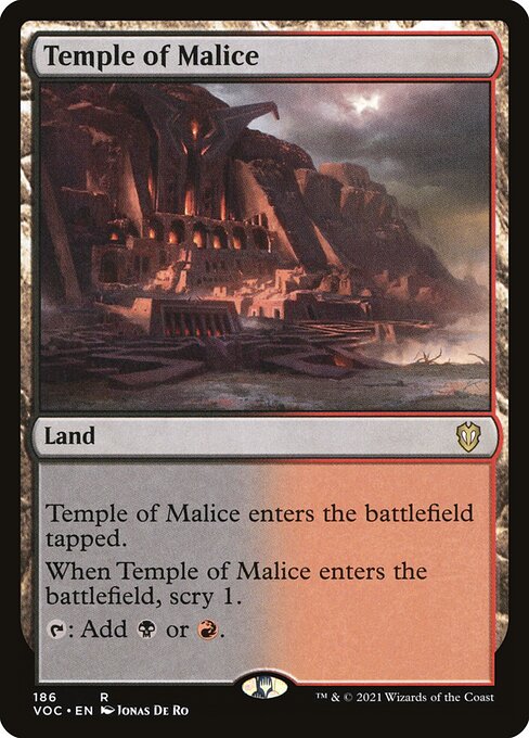 Temple of Malice (186) [Crimson Vow Commander]