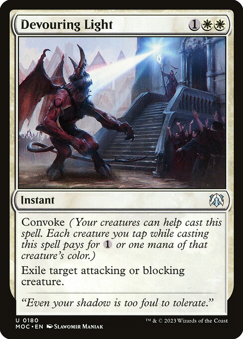 Devouring Light (180) [March of the Machine Commander]
